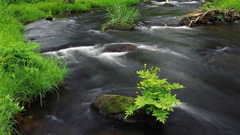 River Across Rivers Landscape Wallpaper Preview