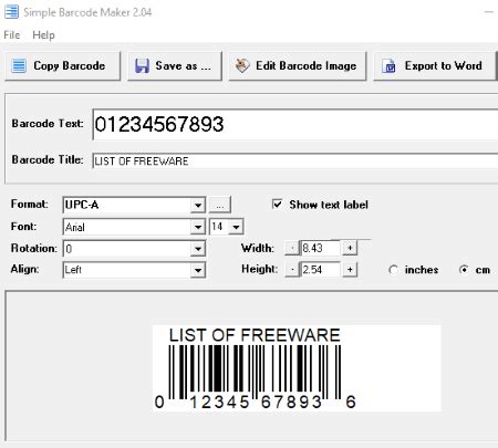 It depends on whether you require your own identification number for your business. 12 Best Free UPC Barcode Generator Software For Windows