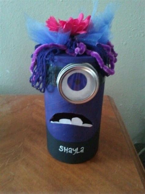 Purple Minion Valentine Box Cool Valentine Boxes Minion Valentine