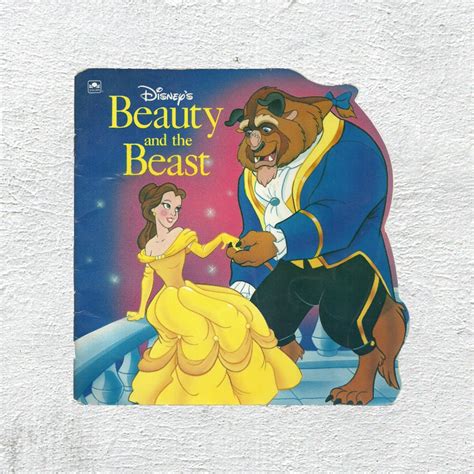 Vintage Beauty And The Beast Childrens Book By Thebookcottage