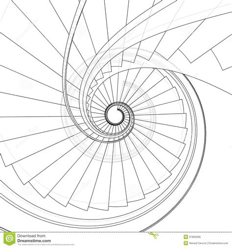Spiral Staircase Drawing At Getdrawings Free Download