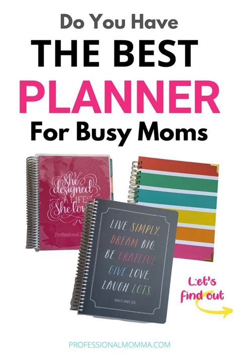 The Best Planners For Working Mom Success In 2020 In 2020 Life Planner Best Planners For Moms