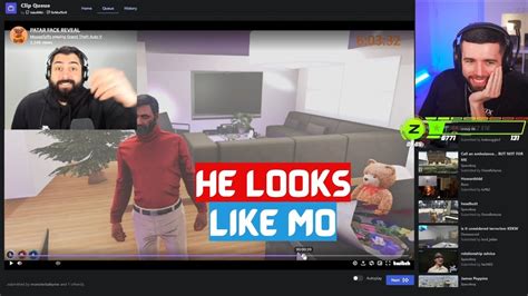 Zerkaa Reacts To Mooses Face Reveal Nopixel Mandem Gta Rp Youtube