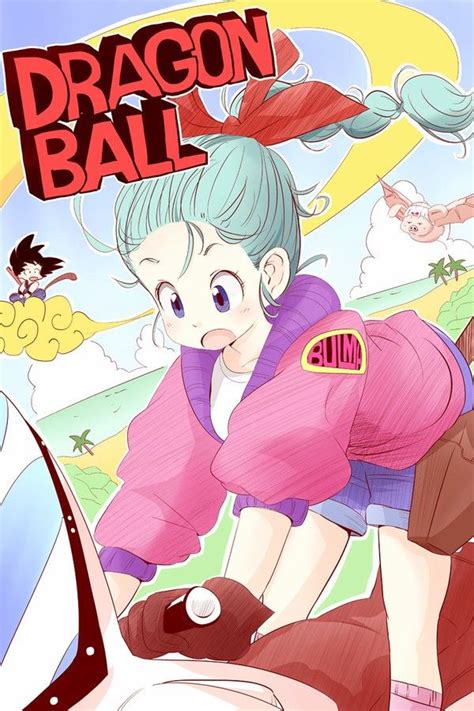 Bulma Goku And Oolong Dragon Ball Z Cartoon Art Prints Dragon Ball