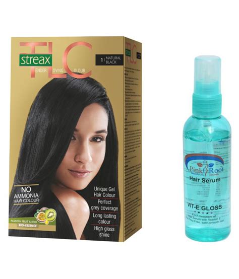 Streax Temporary Hair Color Black 170 Ml Pack Of 2 Buy