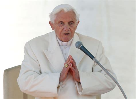Ex Pope Benedict Contradicts Pope Francis In Unusual Intervention On