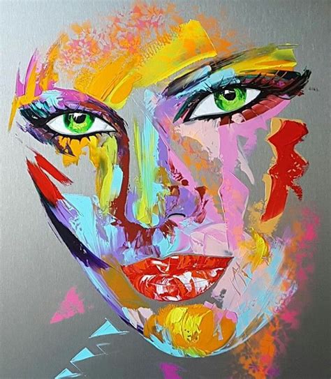 Fall Canvas Painting Abstract Portrait Painting Easy Canvas Art