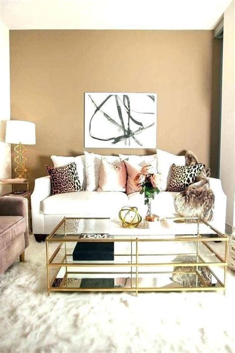 Living Room Ornaments Modern Living Room Rose Gold Decorations For