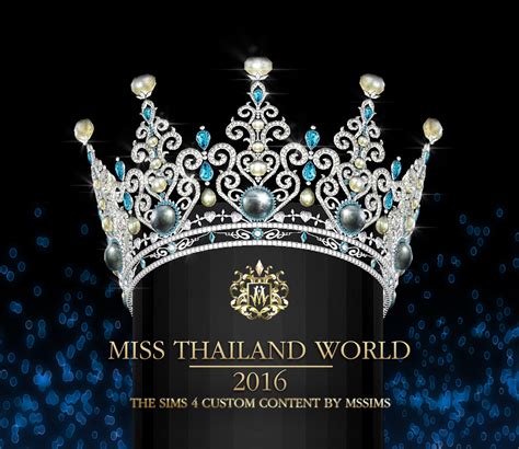 Miss Thailand 2016 Crown From Mssims • Sims 4 Downloads