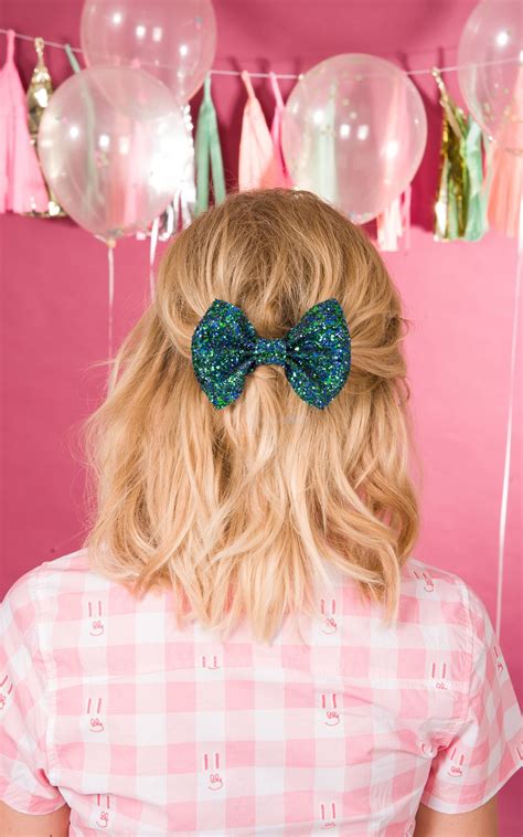 Stephanieverafter Betty Glitter Hair Bows Available In 30 Colours
