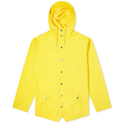 Rains Classic Jacket Yellow End
