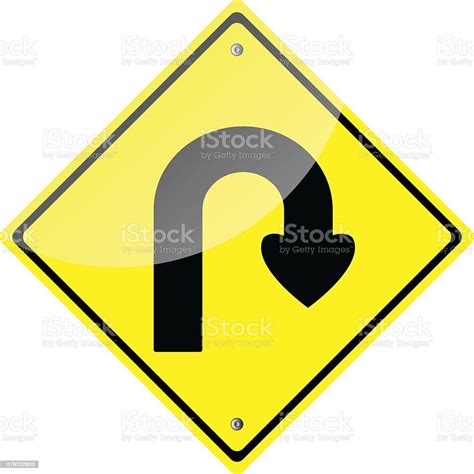 Traffic Sign U Turn Stock Illustration Download Image Now Forbidden