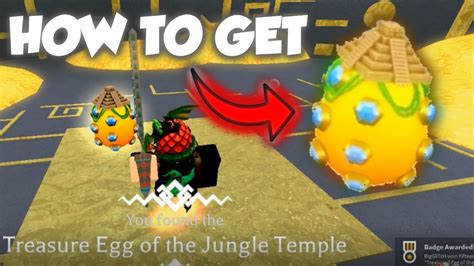 How To Get The Treasure Egg Of The Jungle Temple Roblox Egg Hunt 2018