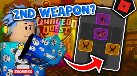 Dungeon Quest 2nd Weapon Slot Roblox Dungeon Quest What If Youtube