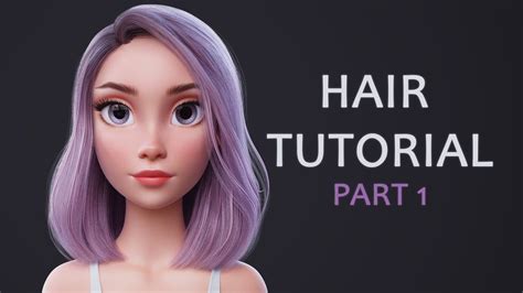 hair tutorial 3d hair style