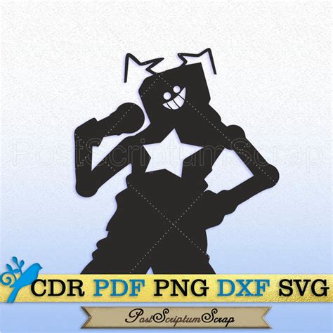 Friday Night Funkin Video Game Svg Clipart Silhouette