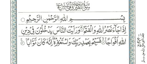 Surah E An Nasr Read Holy Quran Online At Learn