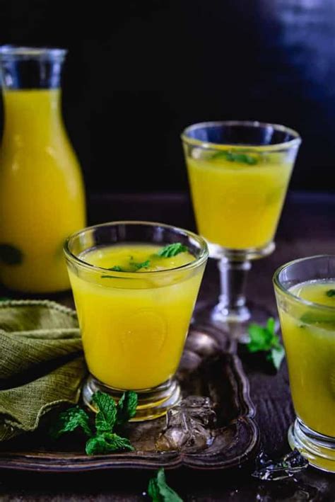 Refreshing Mango Ginger Lemonade Recipe Whiskaffair