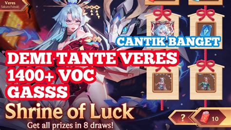 Arena Of Valor Shrine Of Luck New Skin Veres Sakura Fubuki Youtube