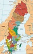 Mapas Imprimidos de Suecia con Posibilidad de Descargar