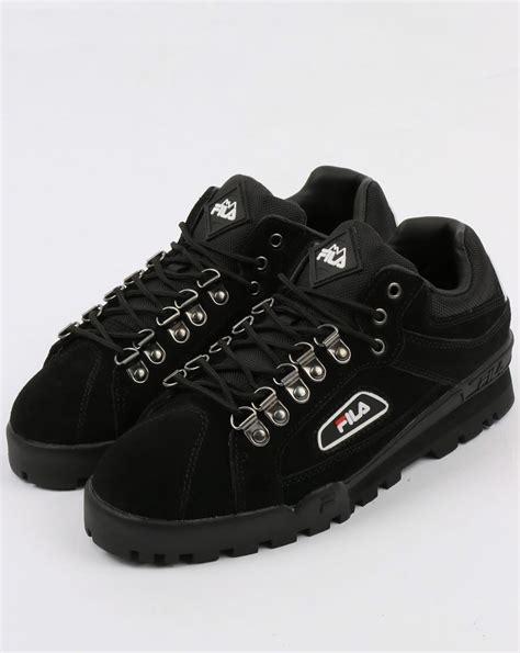 Fila Vintage Trailblazer Suede Boots Blackhikingmensbiking