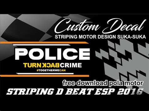 Custom decal | stiker klx design kuning design decal klx model lama kode_01 kuning design dan pola untuk klx sudah pas tinggal cetak dan pas. Unix Download Pola Striping Motor Cdr Gratis Model Stiker