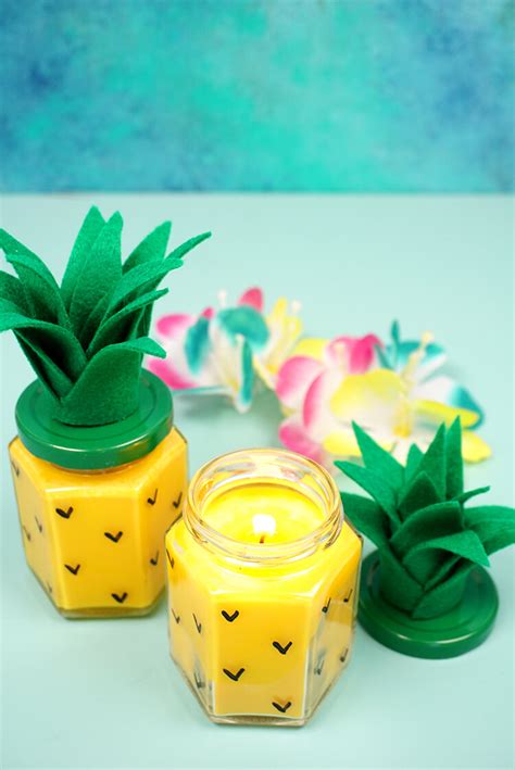 Variations in waxes, fragrances, and dyes can all affect the finished product, what works for some candles may not work for others. Easy DIY Pineapple Candles - Happiness is Homemade