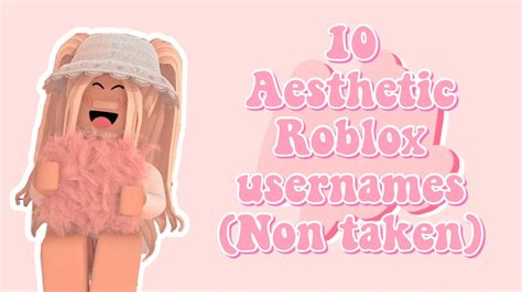 10 Aesthetic Roblox Usernames Untaken Glossy Lillies YouTube