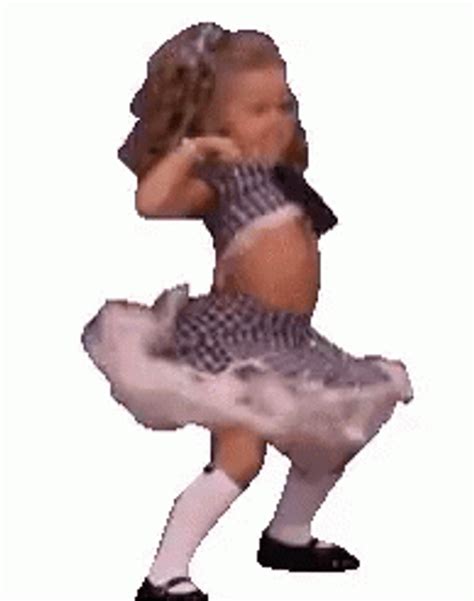 Small Girl In Party Dress Funny Dance GIF GIFDB Com