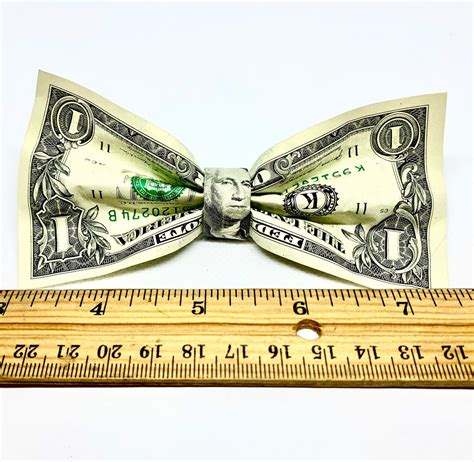 Origami Money Bow Tie Dollar Bill Mens Bow Tie T For Etsy