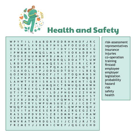 9 Best Wellness Word Search Puzzle Printable