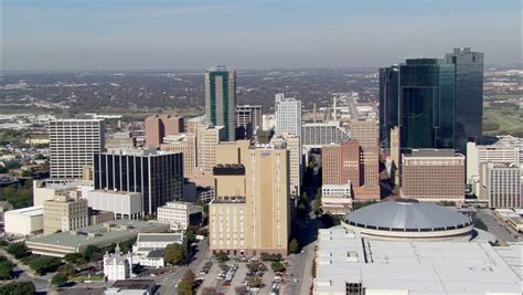 Parking Lot And Skyline In Dallas Texas Image Free Stock Photo