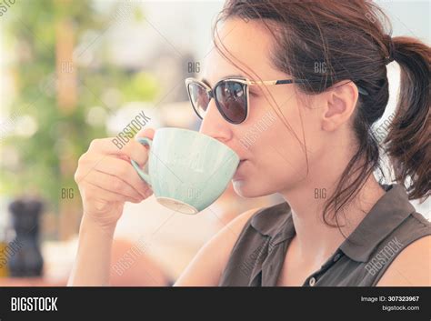 Woman Drinking Image And Photo Free Trial Bigstock