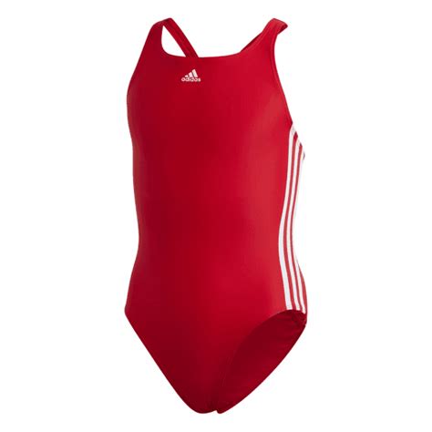 Adidas Girls Athly V 3 Stripes Swimsuit Sport From Excell Sports Uk