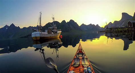 Video Shows Kayaking Beauty Of Norways Lofoten Islands