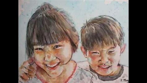 Kwami step by step | i do not have a name for the kwami yet, i am leaning towards mii? Step-By-Step Watercolor Portrait Painting - YouTube