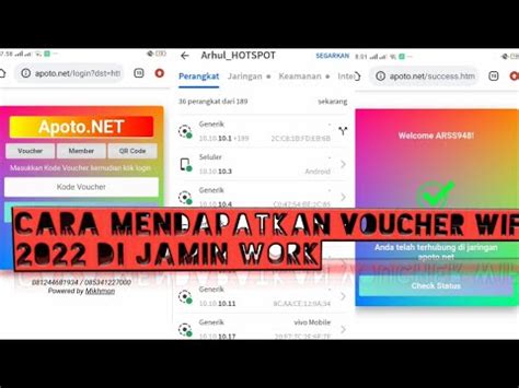 Bobol WiFi Voucher Di Jamin Work YouTube