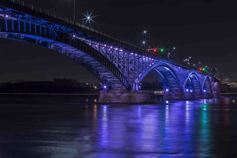 Peace Bridge Over Niagara River With Reflection Berardi Immigration Law