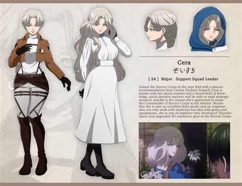 Snk Oc Cera By Sixteenof On Deviantart Snk Oc Attack On Titan Oc