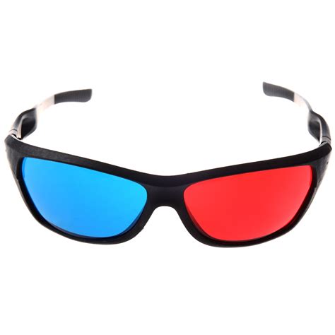 Edt Redandblue Cyan Anaglyph Simple Style 3d Glasses 3d Movie Game Extra Upgrade In 3d Glasses