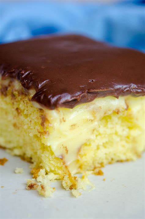 · this boston cream poke cake tastes just like the pie but in cake form! Boston Cream Poke Cupcakes - 101 Simple Recipe