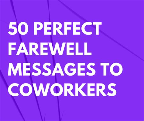 50 Perfect Farewell Messages To Coworkers Leaving The Company