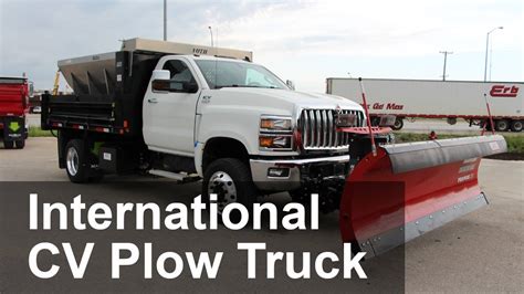 International Cv Plow Truck Maxim Truck And Trailer Youtube