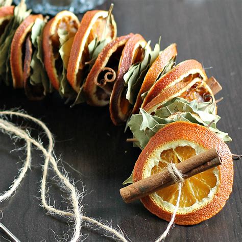 How To Make A Homemade Dried Orange Garland For The Holidays