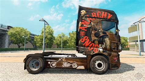 Skin Sons Of Anarchy On Tractor Scania R700 For Euro Truck Simulator 2