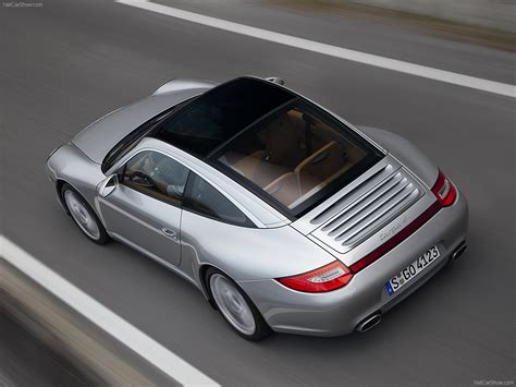 2009 Silver Porsche 911 Targa 4 Wallpapers