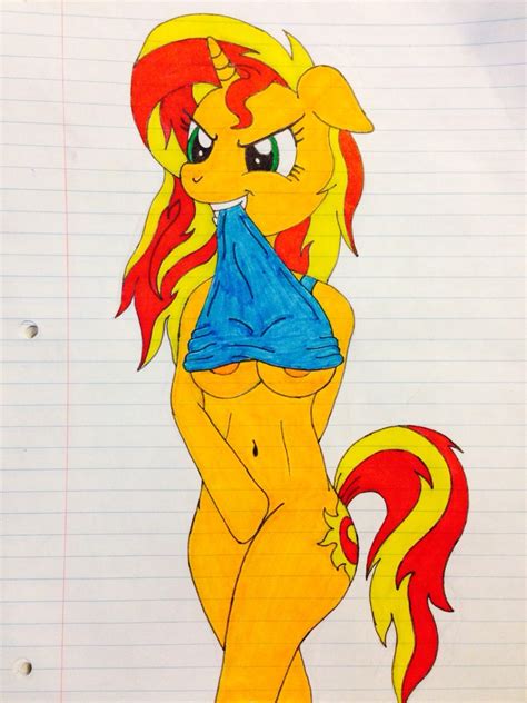 My First Attempt At Drawing Clop Sunset Shimmer ClopClop