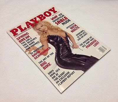 Wwe Wwf Sable Playboy Magazine April Volume No Rena Mero