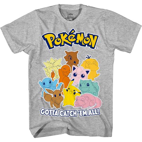 buy pokemonmens pikachu game shirt gotta catch em all official t shirt online at