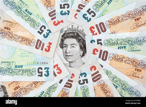 English Pound Marks Englische Pfundnoten Stock Photo Alamy